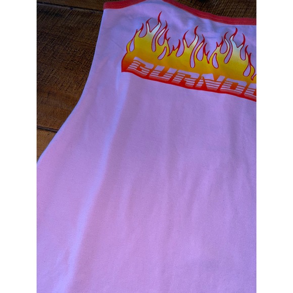 NWT Womens Urban Outfitters Burnout Tank Top Bodycon Dress Pink Size M - Picture 3 of 8